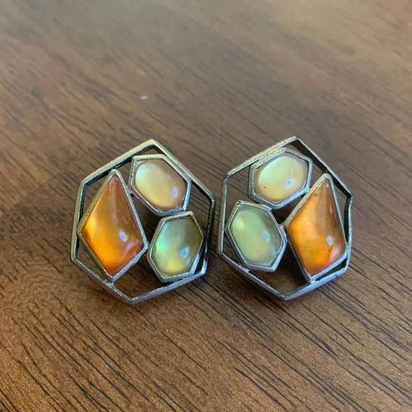 Bundle of 3 Pairs of Large Stud Earrings - Picture 2 of 12